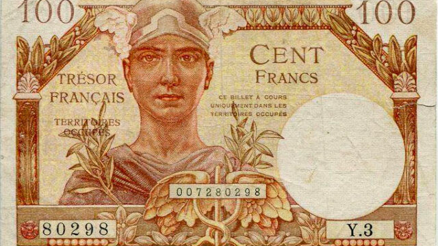 100 francs Trésor Français type 1947