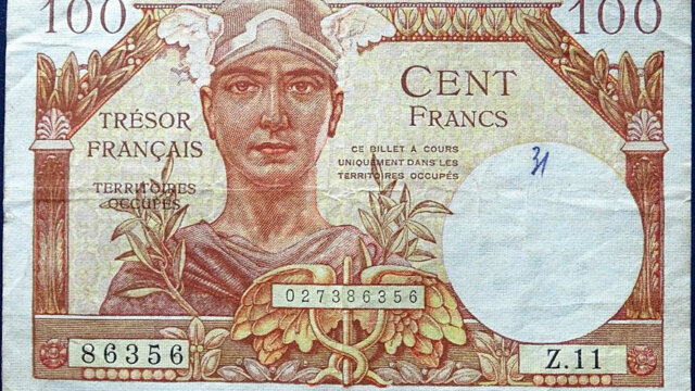 100 francs Trésor Français type 1947