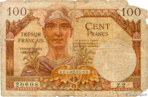 100 francs Trésor Français type 1947