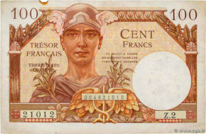 100 francs Trésor Français type 1947