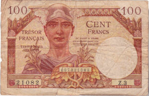 100 francs Trésor Français type 1947