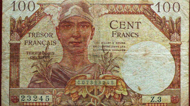 100 francs Trésor Français type 1947