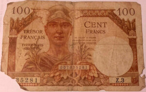 100 francs Trésor Français type 1947