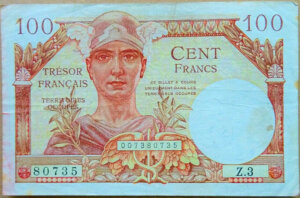 100 francs Trésor Français type 1947