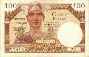 100 francs Trésor Français type 1947