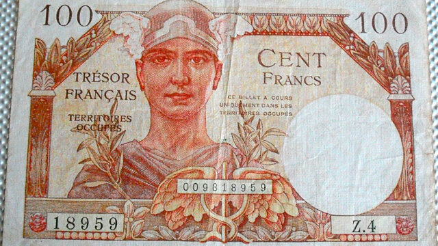 100 francs Trésor Français type 1947