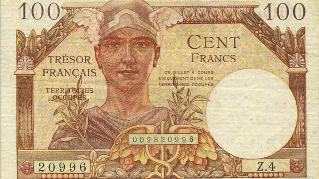 100 francs Trésor Français type 1947