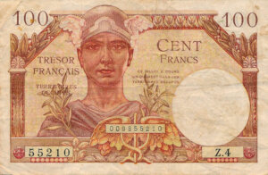 100 francs Trésor Français type 1947