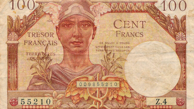 100 francs Trésor Français type 1947