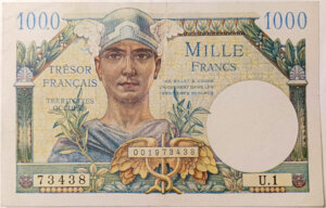 1000 francs Trésor Français type 1947