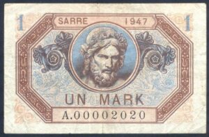 1 Mark Sarre type 1947