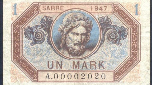 1 Mark Sarre type 1947