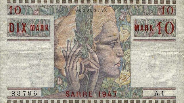 10 Mark Sarre type 1947