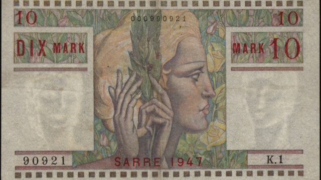 10 Mark Sarre type 1947