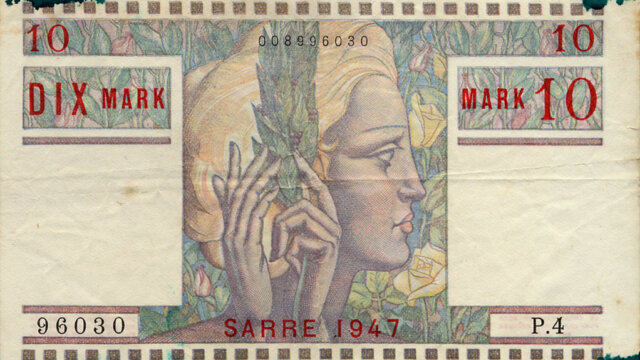 10 Mark Sarre type 1947