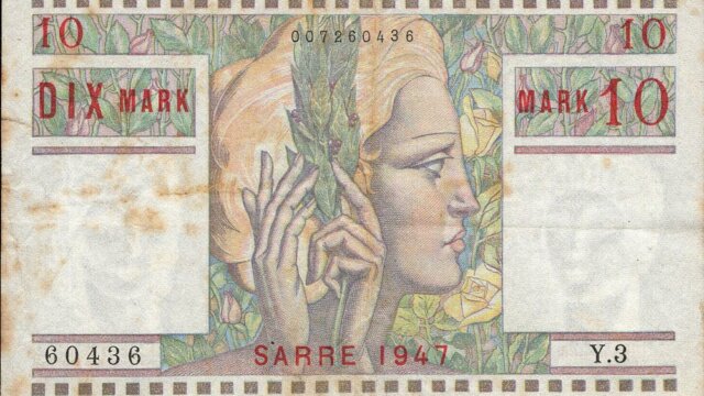 10 Mark Sarre type 1947