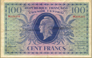 100 francs Marianne type 1943