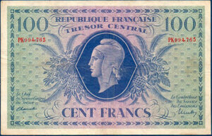 100 francs Marianne type 1943