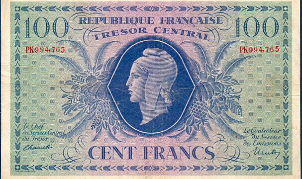 100 francs Marianne type 1943