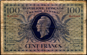 100 francs Marianne type 1943