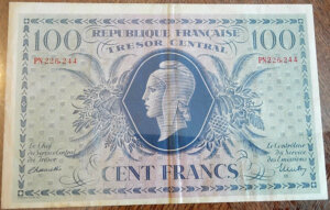 100 francs Marianne type 1943