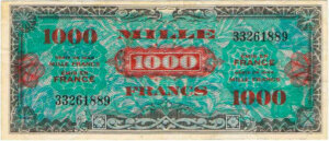 1000 francs Drapeau type 1944