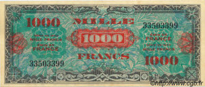 1000 francs Drapeau type 1944