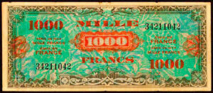 1000 francs Drapeau type 1944