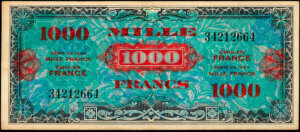 1000 francs Drapeau type 1944