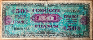 50 francs France type 1945