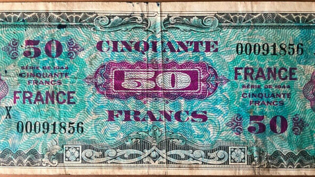 50 francs France type 1945