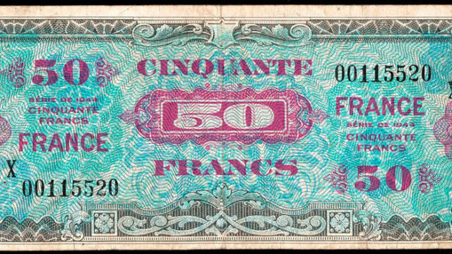 50 francs France type 1945