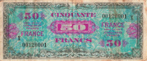 50 francs France type 1945