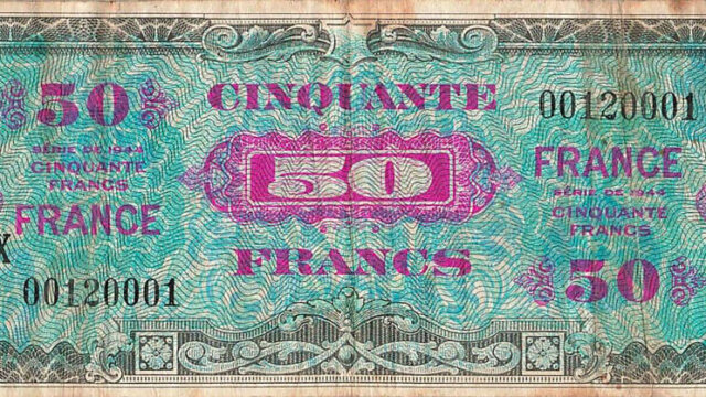 50 francs France type 1945