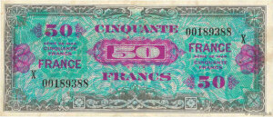 50 francs France type 1945