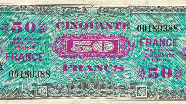 50 francs France type 1945