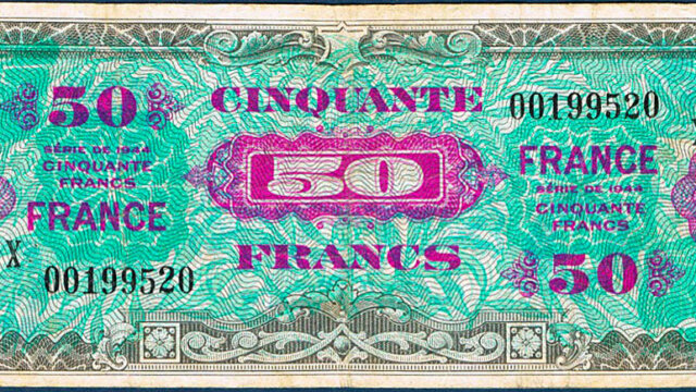 50 francs France type 1945