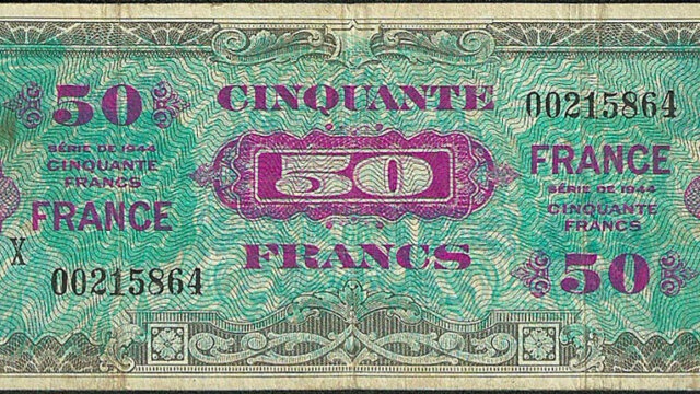 50 francs France type 1945