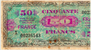 50 francs France type 1945