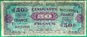 50 francs France type 1945