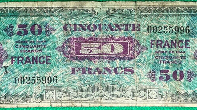 50 francs France type 1945