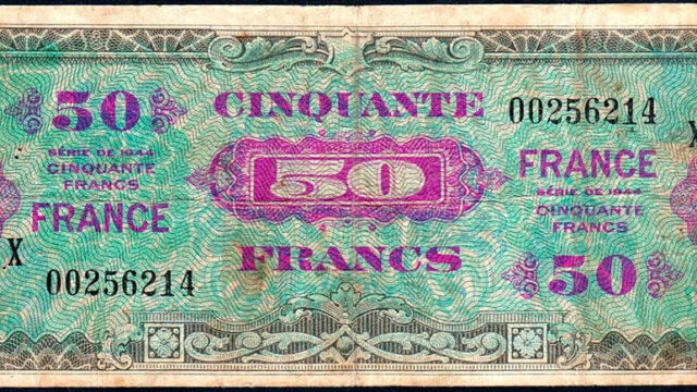 50 francs France type 1945