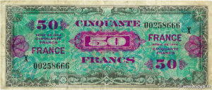 50 francs France type 1945