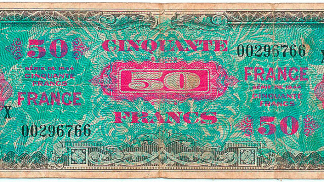 50 francs France type 1945