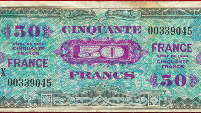 50 francs France type 1945