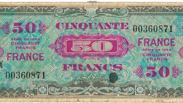 50 francs France type 1945