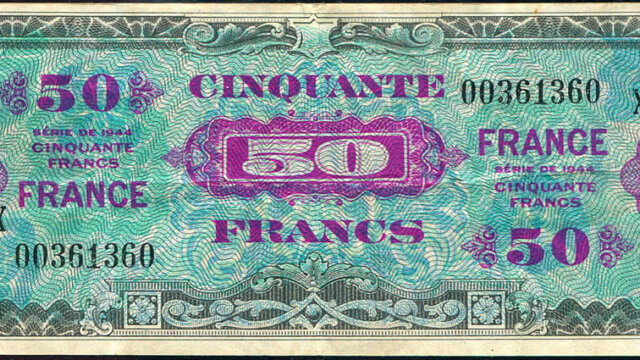 50 francs France type 1945