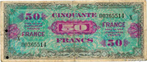 50 francs France type 1945