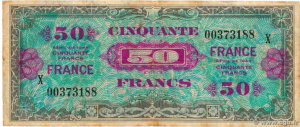 50 francs France type 1945