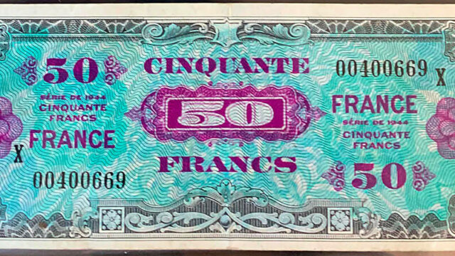 50 francs France type 1945